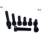 M4 CZARNE TYTANOWE ŚRUBY GRADE 2 DIN 912